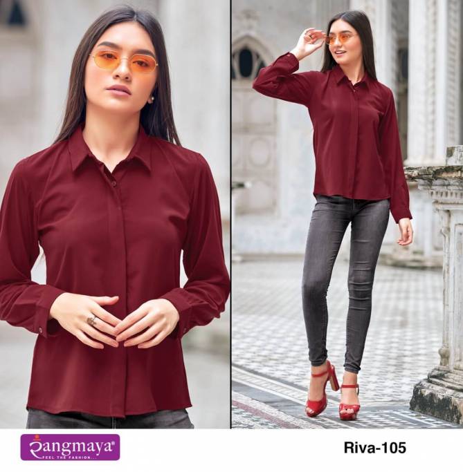 Rangmaya Riva New Designer Fancy Wear Ladies Top Collection